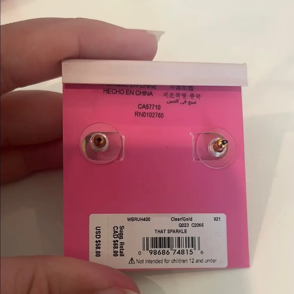 Kate Spade Colorful Square Stud Earrings